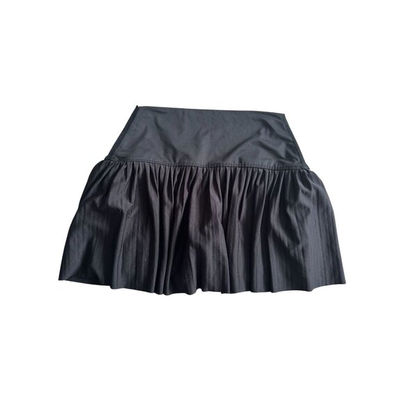 LUCKY IN LOVE X Bethanie Mattek Sands Black Ruffle COURT WORN Skort Size Medium - Picture 9 of 10
